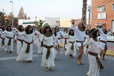 La Corte del Faraón triomfa al concurs de comparses del Carnaval 2009 -Imatge 1-