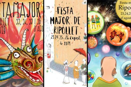 Oberta la votació del Concurs de Cartells de la Festa Major 2019 -Imatge 1-