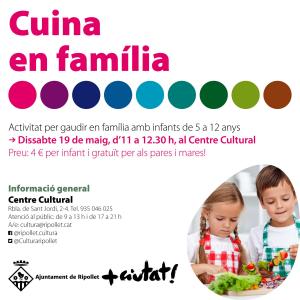 Taller: "Cuina en famlia" -Imatge 1-