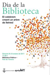 La Biblioteca commemora el seu Dia Internacional amb un arbre de lletres -Imatge 1-