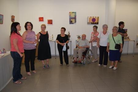 El taller d'arts decoratives exposa al Centre Cultural -Imatge 1-