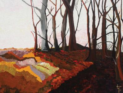 <i>Arbres</i>, pintures de natura a la Biblioteca -Imatge 1-