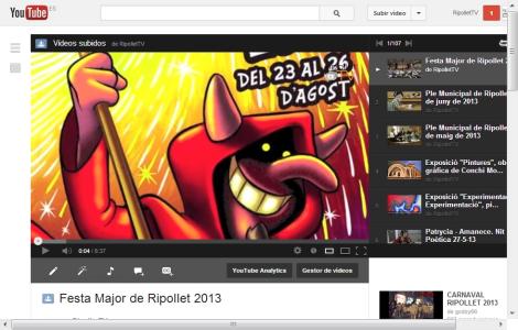 Vegeu el vídeo resum de la Festa Major al canal Ripollet TV a YouTube -Imatge 1-