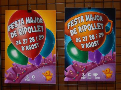 Els globus protagonitzen el cartell de la Festa Major 2011 -Imatge 1-