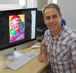 Entrevista amb Manel Sánchez, creador del cartell de la Festa Major 2011 -Imatge 1-