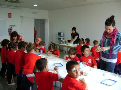 Una escola de Gavà visita el Molí d'en Rata de Ripollet -Imatge 1-
