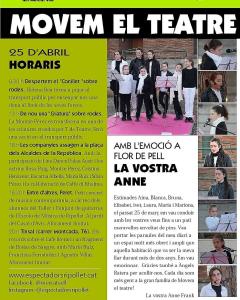 Arriba el 'Movem el Teatre' del mes d'abril -Imatge 1-