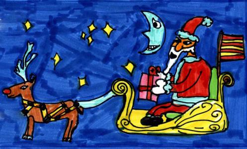 L'Ajuntamen felicita el Nadal gràcies a la col·laboració dels nens i nenes del municipi -Imatge 1-