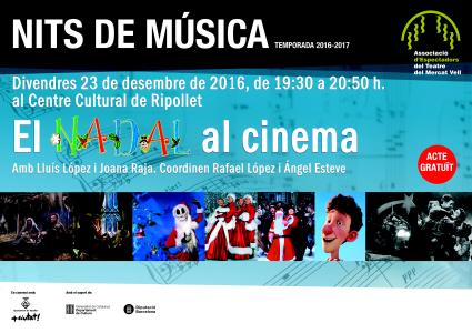 La pròxima cita de les Nits de Música està dedicada al Nadal en el cinema -Imatge 1-