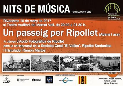 Les Nits de Música repassaran divendres el passat i el present de Ripollet -Imatge 1-