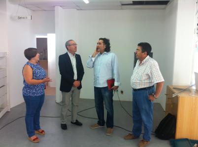 Bon ritme a les obres de millora a la Biblioteca Municipal -Imatge 1-