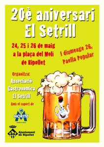 El Setrill celebrarà el seu aniversari amb una festa gastronòmica de tres dies  -Imatge 1-