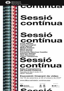 Propera estrena de l'exposició de videoart 'Sessió contínua' -Imatge 1-
