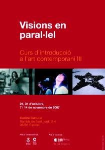 El PMCiJ inicia el 24 d'octubre el curs "Visions en paral·lel" -Imatge 1-