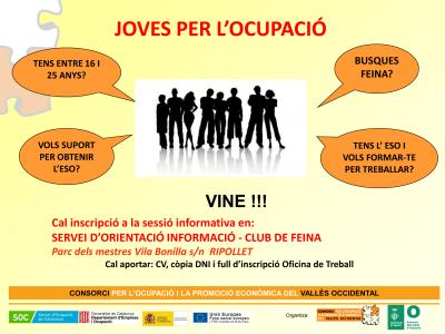 Quaranta joves del Vallès en situació d'atur tindran opció a un contracte laboral -Imatge 1-