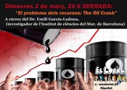 Xerrada a El Local sobre la crisi i el petroli -Imatge 1-