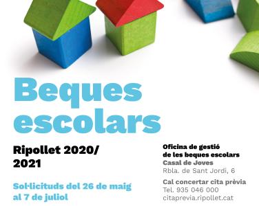 Inici de la sol·licitud de beques de menjador i de llibres i material escolar per al curs 2020-2021 -Imatge 1-