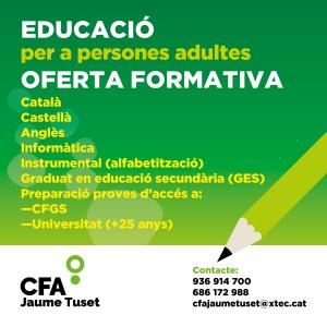 Últims dies de matrícula a l'Escola d'Adults -Imatge 1-
