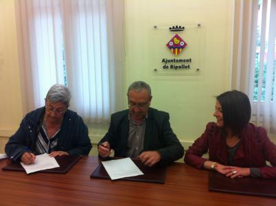 Signat el conveni de col.laboració amb l'Associació Cultural Jaume Tuset -Imatge 1-