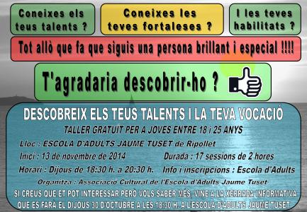 El CFA Jaume Tuset organitza un taller sobre vocació i habilitats -Imatge 1-
