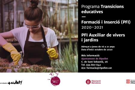 Obren les inscripcions dels renovats PFI, amb uns nous programes sobre cuina i jardineria -Imatge 1-