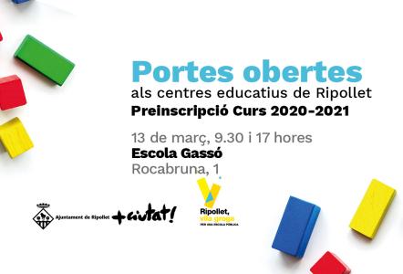 AJORNADES Portes obertes de l'escola Gass i Vidal -Imatge 1-