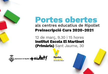 Portes obertes de primria de l'institut escola El Martinet -Imatge 1-