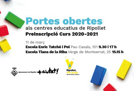 Jornada de portes obertes de les escoles Enric Tatch i Tiana de la Riba -Imatge 1-
