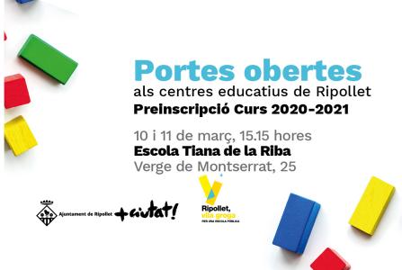 Jornada de portes obertes de l'escola Tiana de la Riba -Imatge 1-