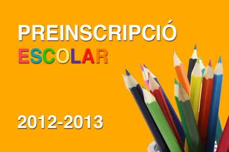 La Regidoria d'Educació comença la campanya de preinscripció per al curs 2012-13 -Imatge 1-