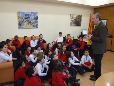 S'inicien les visites escolars a l'Ajuntament -Imatge 1-