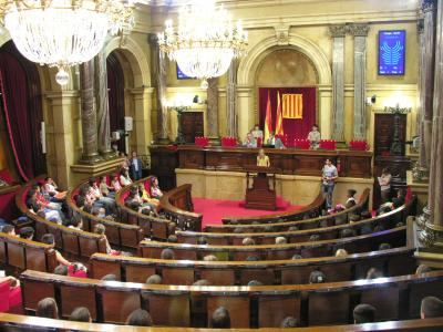 Alumnes del CEIP Gassó i Vidal visiten el Parlament -Imatge 1-