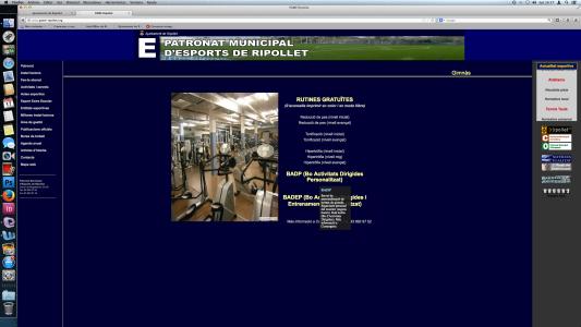 La web del Poliesportiu ofereix rutines d'exercicis de forma gratuïta -Imatge 1-
