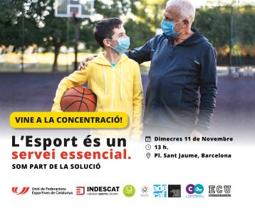 El sector esportiu es manifesta dimecres a Barcelona -Imatge 1-