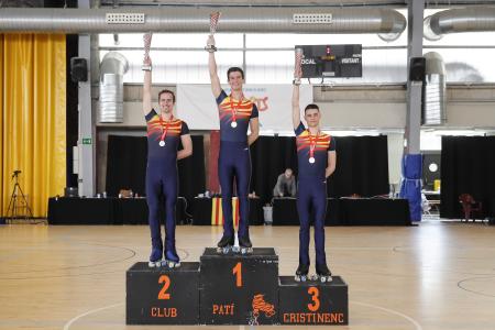 Llorenç Alvarez Campió de Catalunya de Patinatge Artístic Sènior -Imatge 1-