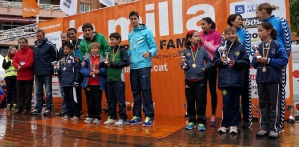 Bona actuació dels atletes del RUA a la Milla Sagrada Família 2013 -Imatge 1-