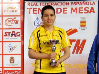 Berta López, Sots-campiona del Top Català Juvenil de tennis taula -Imatge 1-