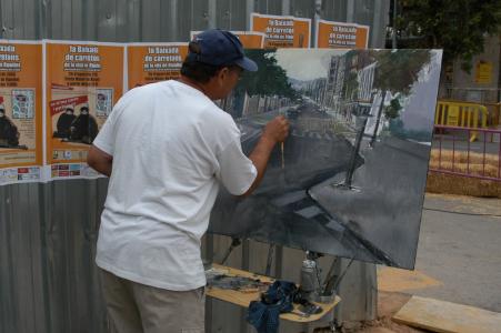 Avan de Festa Major<br>Concurs de pintura rpida -Imatge 1-