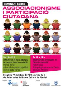 Jornades sobre Associacionisme i Participació Ciutadana al Centre Cultural -Imatge 1-