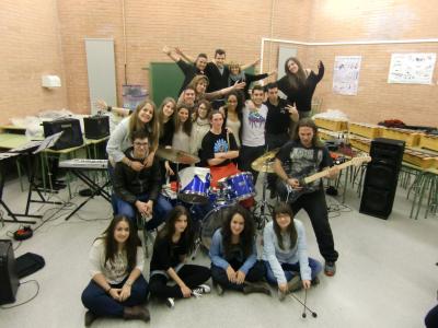 La Banda de l'Institut Can Mas ofereix un concert -Imatge 1-