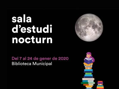 Obre la Sala d'estudi nocturn a la Biblioteca -Imatge 1-