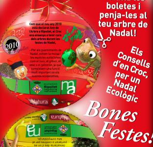 Centres de taula i guarniments de Nadal sostenibles a la Casa de Natura -Imatge 1-