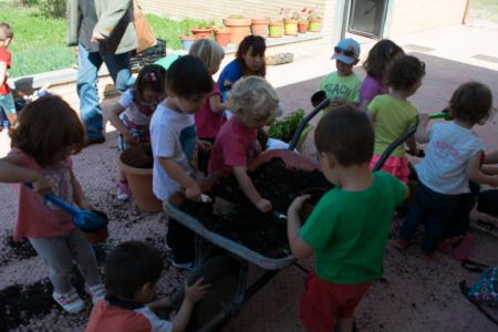 Els infants de l'escola bressol municipal La Verema visiten la Casa Natura -Imatge 1-