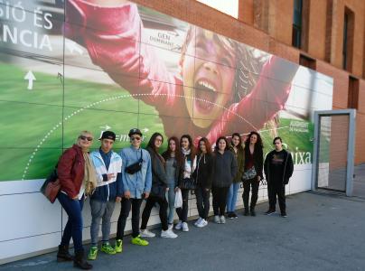 Inici de les pràctiques del curs d'Auxiliar d'imatge -Imatge 1-