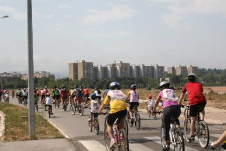 Mig miler de persones participen a la 4a Bicicletada del Vallès -Imatge 1-