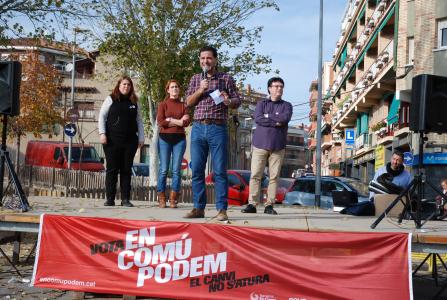 En Comú Podem es presenta com l'alternativa real al canvi pel 20D -Imatge 1-