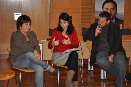 ERC exposa les seves propostes i rep la visita del diputat Marc Sanglas -Imatge 1-