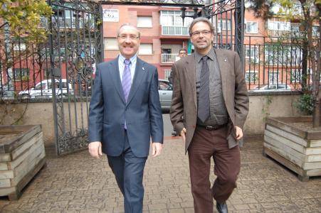 Ernest Benach, president del Parlament de Catalunya, visita Ripollet -Imatge 1-