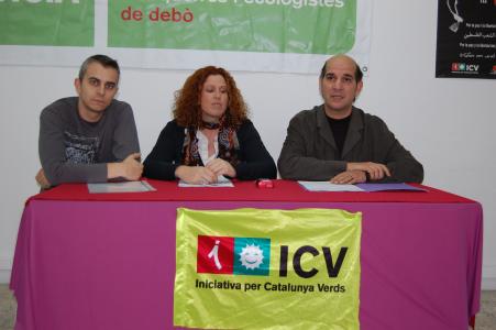 ICV fa campanya a la comarca a favor del TramVallès -Imatge 1-