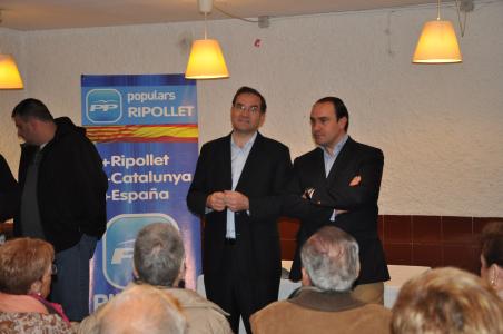 El diputat Daniel Serrano obre la campanya electoral del PP a Ripollet -Imatge 1-